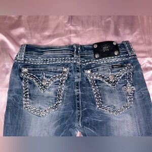 Miss Me Dark Blue Flare Jeans
